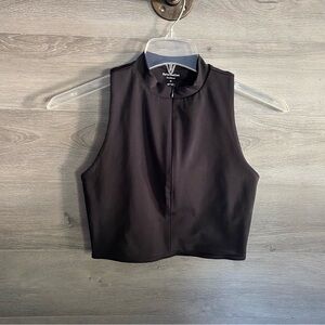 Reformation Cindy Ecomove Cropped Zip Tank